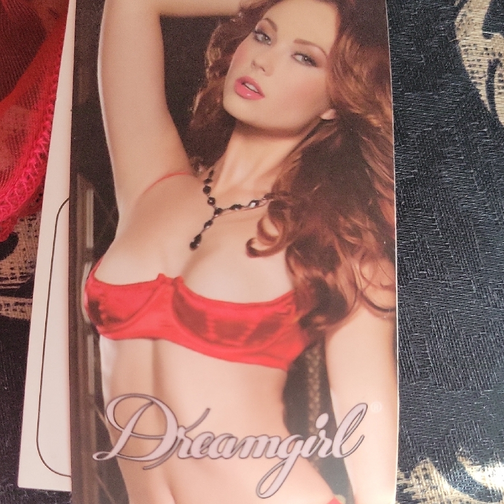 Elegant Red Lingerie Set